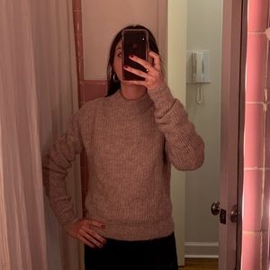 Reformation Alpaca Beige Sweater